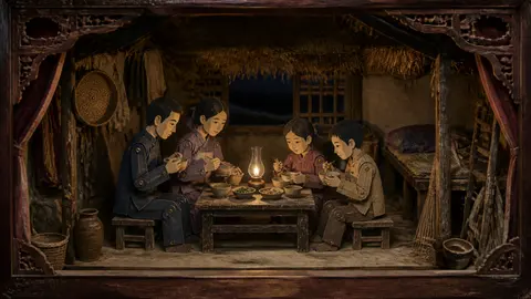 28 family reunited hut