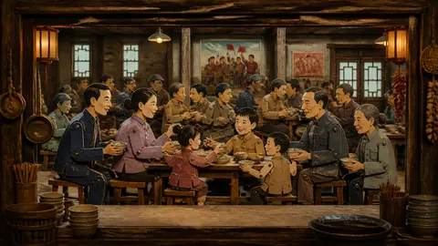 01 communal canteen feast