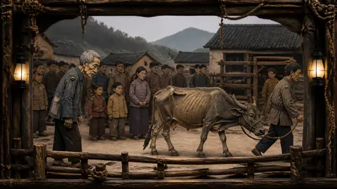 25 old bull awaits slaughter