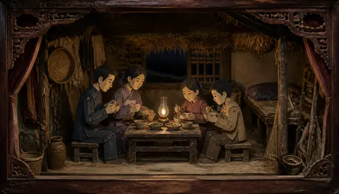 28 family reunited hut