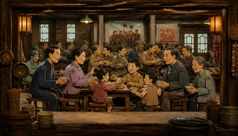 01 communal canteen feast