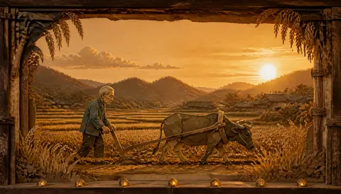 30 sunset plowing